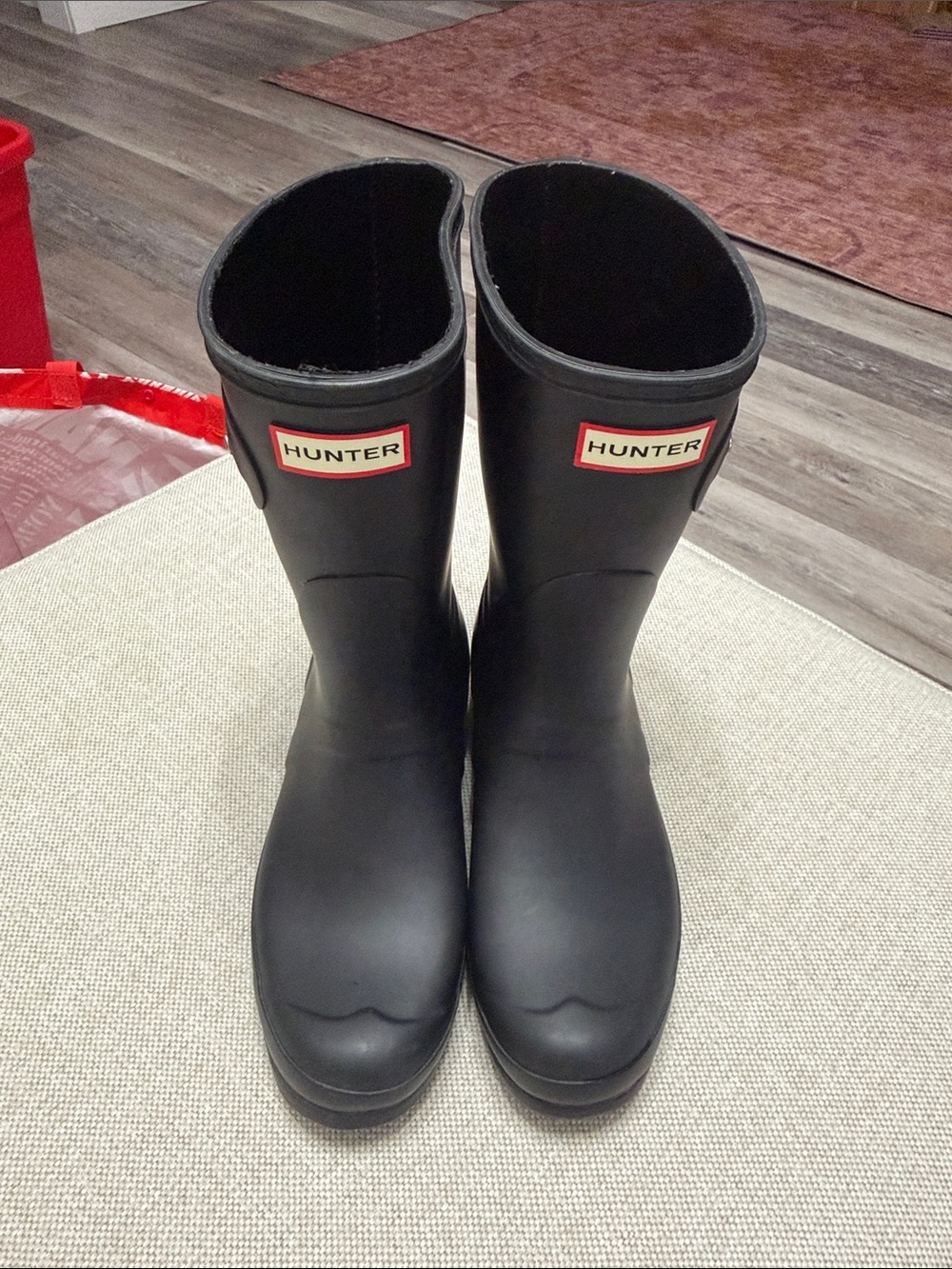 Hunter Black Short Women’s Waterproof Rain Boots